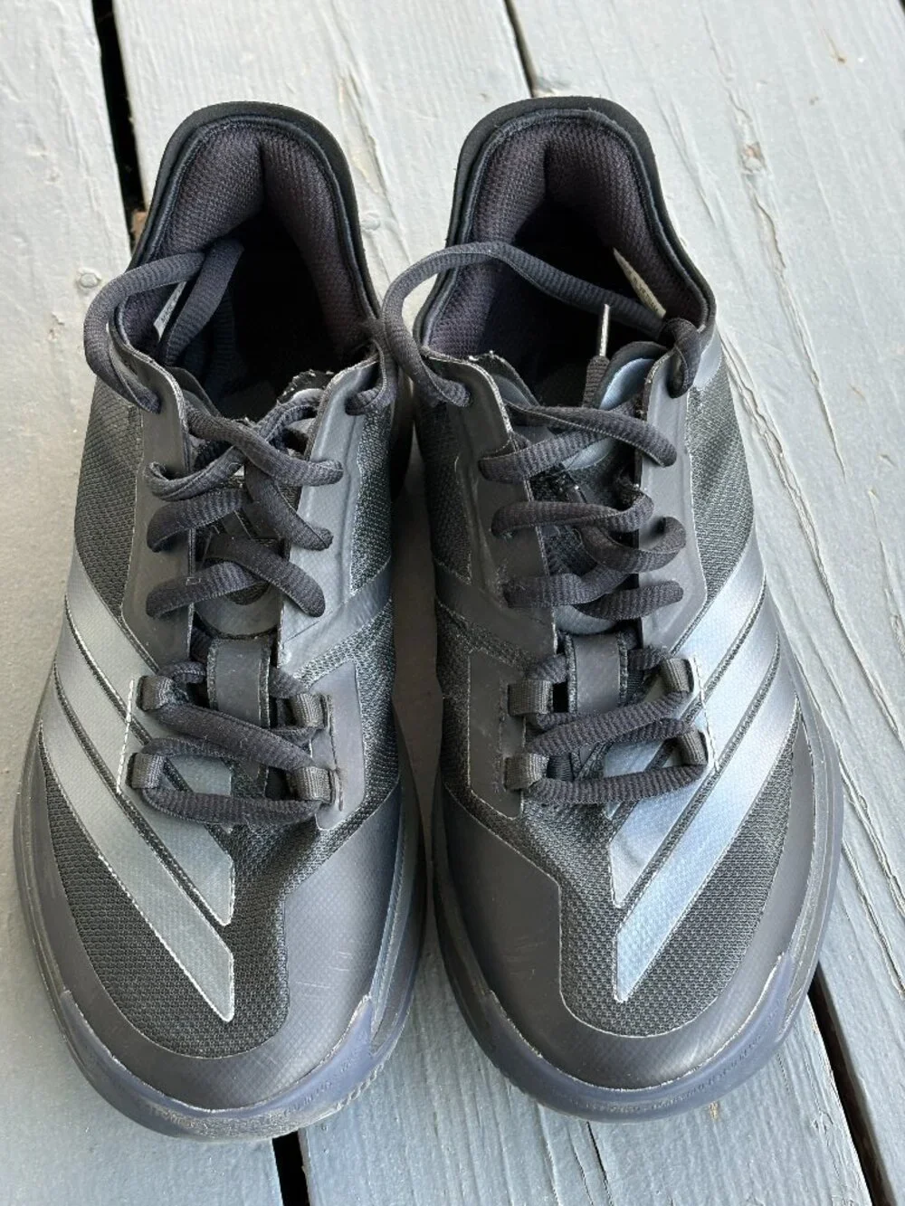Mens Black Adidas Basketball Shoes Size 7